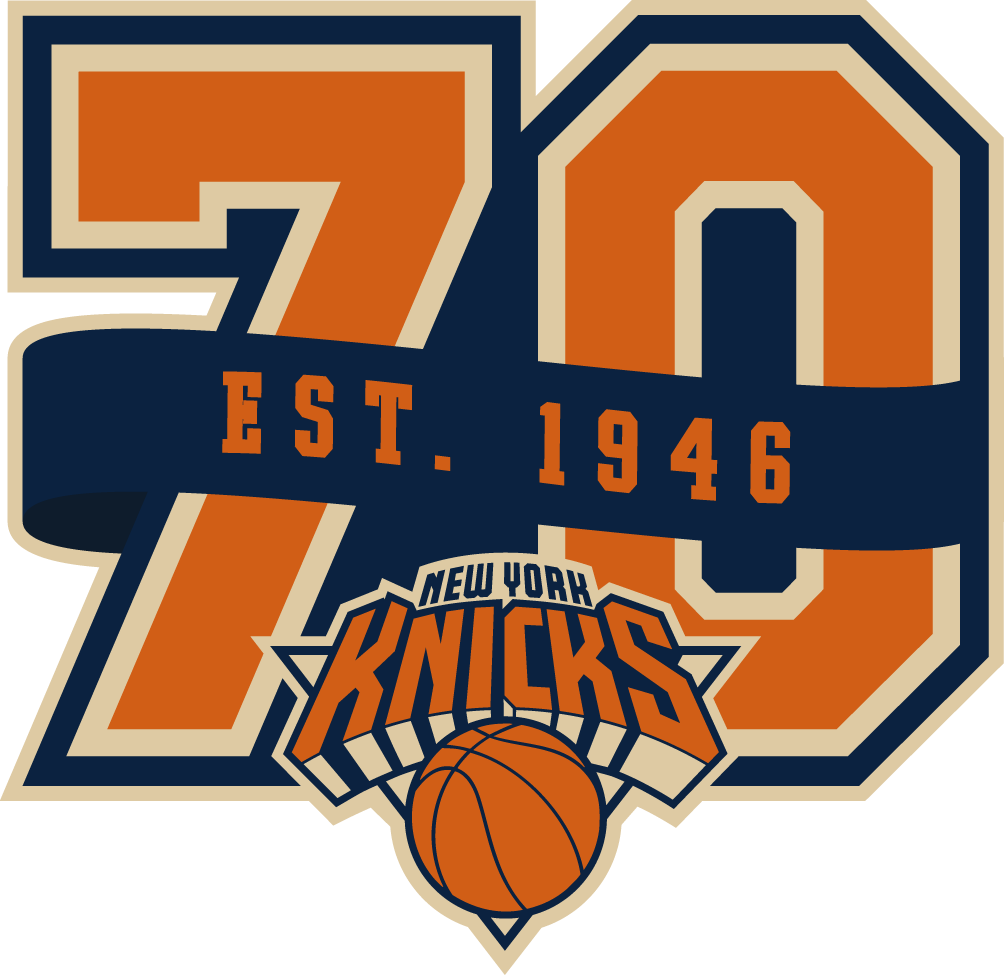 New York Knicks 2017 Anniversary Logo v2 DIY iron on transfer (heat transfer)